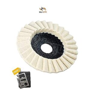 115mm / 4.5″ Wool Felt Flap Wheel with Free 11 in 1 Multitool