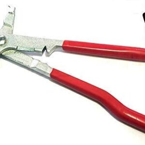 KROST Wheel Balancing Weight Plier Hammer With 11 in 1 Pocket Tool, 250mm, Red and Silver