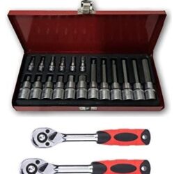 KROST 1/4″ Connecting Screwdriver Head Set Power Tool Accessories Screwdriver Extension Hand Tool, Socket Set ,Torx Bit Set