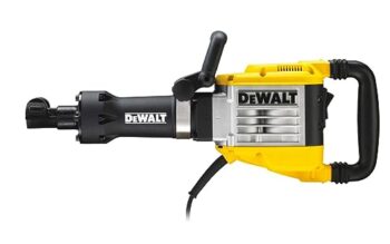 DEWALT D25961K 1600W 16kg SDS-Max Demolition Hammer 35 J Impact Energy with Active Vibration control include Chisel-Perform and Protect Shield
