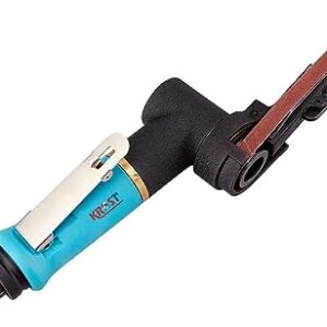 KROST Pneumatic Belt Sander , 20mm Air Belt Sander with 2 Extra Belts, Sanding Tool , Air Buffing Tool.