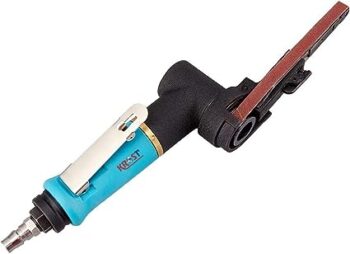 KROST Pneumatic Belt Sander , 20mm Air Belt Sander with 2 Extra Belts, Sanding Tool , Air Buffing Tool.