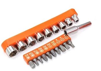 KROST 1/4" Connecting Screwdriver Head Set Power Tool Accessories Screwdriver Extension Hand Tool, Socket Set ,Torx Bit Set