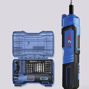 KROST 2000mAh Powerful 4V Cordless Mini Screwdriver, Rechargeable Household Small Portable Electric Tool Screwdriver