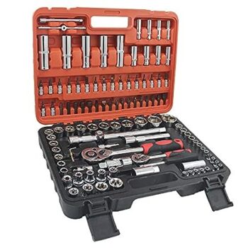 KROST 94pcs Ultimate Socket Set | Garage Tool Set | Multimeter Set | Hand Tool Set | Spanner Set (94pcs Socket Set)
