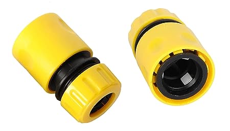 KROST Quick Connector Set 1/2” Two Pieces for Gardening & High Pressure Washer (Quick Connector)