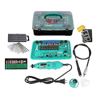 Krost™ 388pcs Multifunctional Mini Rotary Tool Die Grinder Tool Kits with flexible shaft Rotary Tool