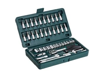 KROST Ultimate Socket Set | Garage Tool Set | Multimeter Set | Hand Tool Set | Spanner Set (46pcs Socket Set)