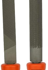 BLACK+DECKER BDHT22144 200mm 2nd Cut Steel Flat File With BLACK+DECKER BDHT22146 200mm 2nd Cut Half Round Steel File