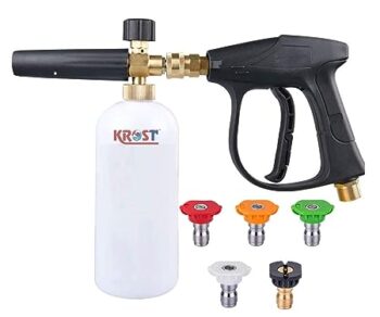 Krost Pressure Washer Gun with Foam Lance & 5 Nozzles