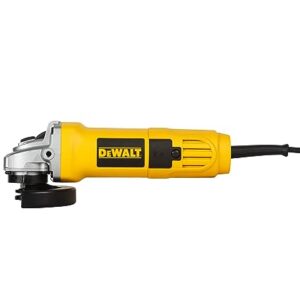 DEWALT DW803-IN01 Heavy Duty Small Angle Grinder For Smooth Cutting & Grinding Operations 1000Watt, 100mm, 2 Year Warranty .