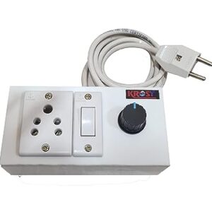 KROST 2000W Speed Controller, Speed Regulator, Dimmer, Variable Speed Device, Voltage Regulator Dimmer for all Electronic Devices, Machine, Power Tools, Machinery, Home appliances etc. (2000W)