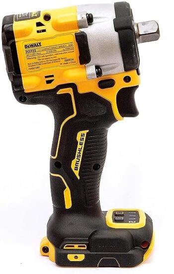 DEWALT DCF922N-B1 1/2'' 20V Max Li-ion Reversible Cordless Brushless Compact Impact Wrench,610 Nm Torque with LED Ring Lighting (Bare Tool)
