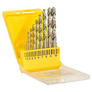 DEWALT DT5921 Metal Drill Bit Set (10 Piece) HSS-G