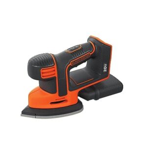 BLACK+DECKER 20V MAX Mouse Sander, Tool Only (BDCMS20B)