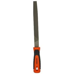 BLACK+DECKER Steel 200mm 2nd Cut Flat File (Orange) (BDHT22144)
