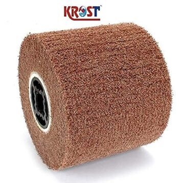 Krost™ Non-Woven & Flap Wheel Stainless Steel Polishing Flap Wheel Burnishing Machine Wheel.(Set of 3pcs)