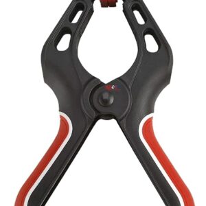 KROST Spring Clamps Powerful Force Nylon Clamp with Double Layer Handle for Woodworking, Gluing, Clamping and Securing (4″ (1pc))