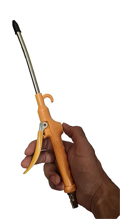 KROST Long Neck STAINLESS STEEL AIR BLOW GUN, Vacuum Air Gun for Car Cleaning, Dust Blowing - Image 3