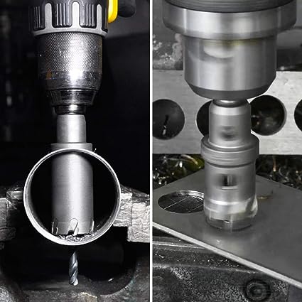 Krost Tungsten Carbide Tipped Holesaw,TCT Holesaw For Metal,Wood & Other Applications With Pocket Multitool (TCT Holesaw 44mm) - Image 4