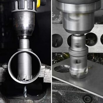 Krost Tungsten Carbide Tipped Holesaw,TCT Holesaw For Metal,Wood & Other Applications With Pocket Multitool (TCT Holesaw 25mm) - Image 4