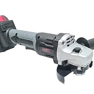 KROST 21V Powerful Brushless Cordless Angle Grinder Machine Double Battery with 3 Mode Variable Speed