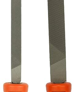 BLACK+DECKER BDHT22144 200mm Steel 2nd Cut Flat File With BLACK+DECKER BDHT22147 200mm Steel 2nd Cut Triangle File