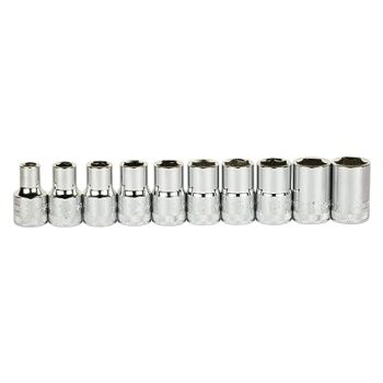 DEWALT DWMT19241-1 Full Metric Socket Set, 1/2 Inch, 22 Piece