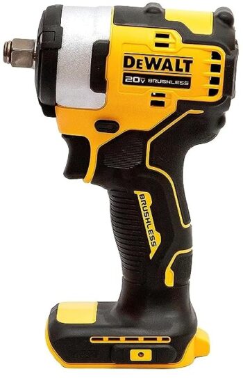 DEWALT DCF900N-B1 1/2'' 20V Max Li-ion Reversible Cordless Brushless Compact Impact Wrench, 1898 Nm Torque with LED Ring Lighting (Bare Tool)