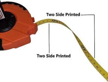 KROST Long Fiberglass Double Face Printed Metric ABS Tape Measure. (30mtr)
