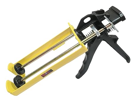 KROST Double Caulking Gun, 400mL (1:1 Mix Ratio); Dual Component Applicator ; Two Tube Caulking Silicon Gun - Image 2