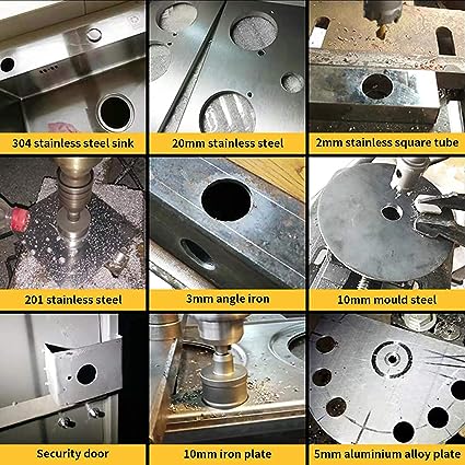 Krost Tungsten Carbide Tipped Holesaw,TCT Holesaw For Metal,Wood & Other Applications With Pocket Multitool (TCT Holesaw 44mm) - Image 3