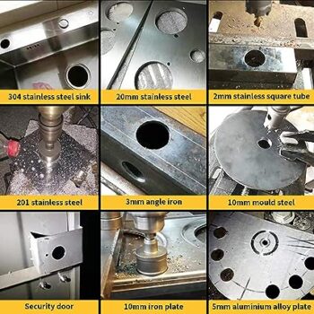 Krost Tungsten Carbide Tipped Holesaw,TCT Holesaw For Metal,Wood & Other Applications With Pocket Multitool (TCT Holesaw 25mm) - Image 3