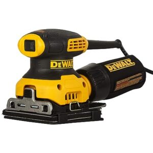 DEWALT DWE6411-B5 230Watt 1/4 Inch Sheet Palm Grip Sander-Perform and Protect Shield
