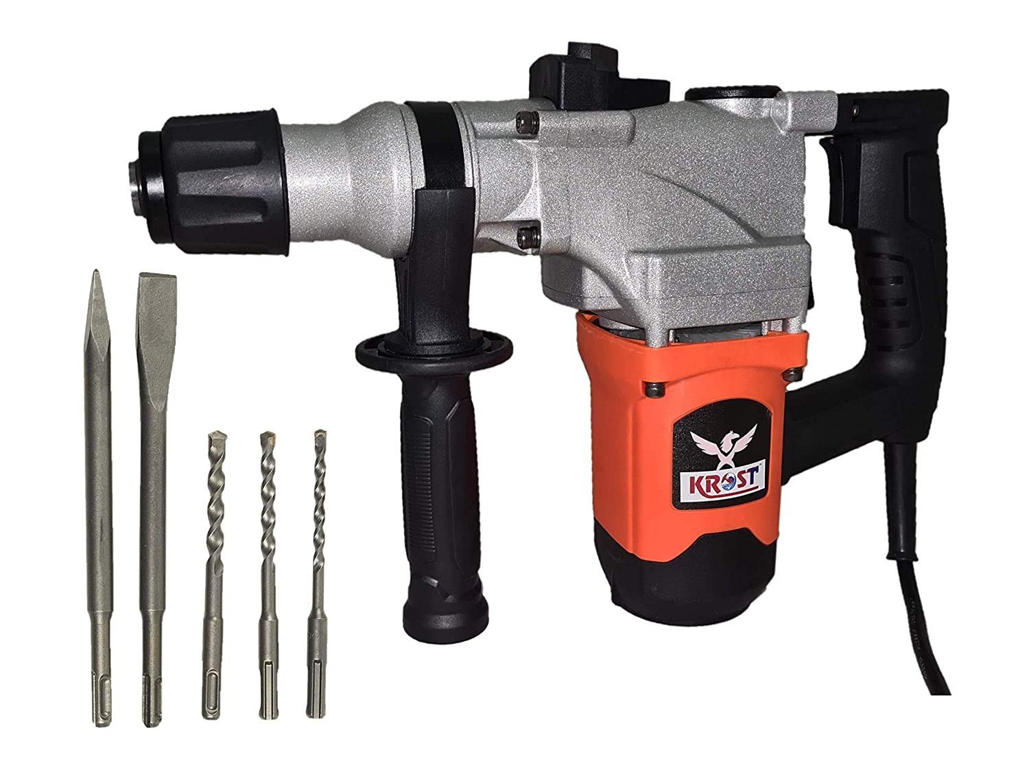 KROST New Eu Innovative Industrial Rotary Hammer Cum Breaker Cum Demolition Hammer (900w Breaker Machine)