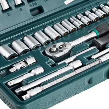 KROST Ultimate Socket Set | Garage Tool Set | Multimeter Set | Hand Tool Set | Spanner Set (46pcs Socket Set) - Image 3