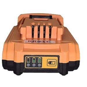 KROST 20V Brushless Motor Cordless Impact Wrench Driver. (20v Battery(Extra))