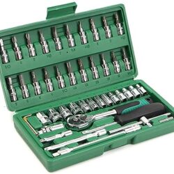 INGCO HKTS12251 Socket Set 25Pcs 1/2″, Tool Kit Tool Kit for Home Use