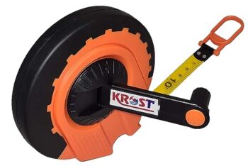KROST Long Fiberglass Double Face Printed Metric ABS Tape Measure. (30mtr)