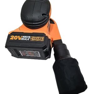 BLACK+DECKER KA400 1/4” 220W Sheet Sander & BLACK + DECKER G720 Small Angle Grinder Machine (Corded) for Grinding, Polishing and Cutting, 820 Watts, 4 inch (100mm) (Red & Black)