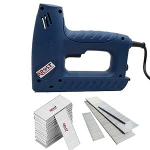 KROST All in 1 Powerful Electric Stapler/Brad Nailer/Tacker. (Electric Stapler & Nailer with 5000 Brad Nails (12mm))