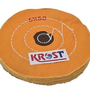 KROST Buffing Wheel | Scratch remover | Household Tool Cloth Buffing Polishing Wheel. (6 inch (2pc))