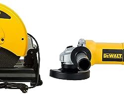 DEWALT D28730 2300W 355mm 14-inch Heavy Duty Chop Saw with STANLEY SG6100 620W 100mm SLIM Small Angle Grinder