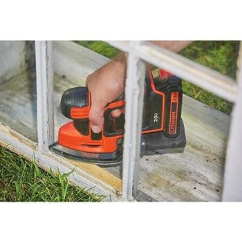 BLACK+DECKER 20V MAX Mouse Sander, Tool Only (BDCMS20B)