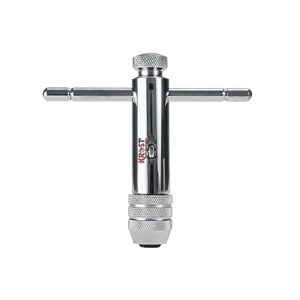 KROST M3-M8 / M5-M12 T-Handle Ratchet Tap Wrench Tool, Screw Tapping Assisting Bracket. (M5-M12)