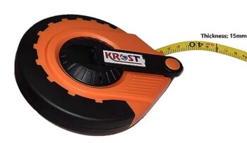 KROST Long Fiberglass Double Face Printed Metric ABS Tape Measure. (30mtr)