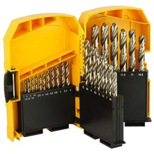 DEWALT DT5929-QZ HSS-G-Hard Metal Drill Bit Set 1mm-15mm (Pack of 29)