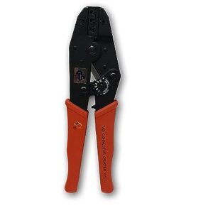 KROST Metal 05-6 mm Three Holes Powerful Tab Connector Crimping Tool (Red)