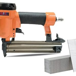 KROST Pro-Series 18 Gauge 32mm Pneumatic Brad Nailer Machine with Safety Lock (Nailer + 15mm Nails)