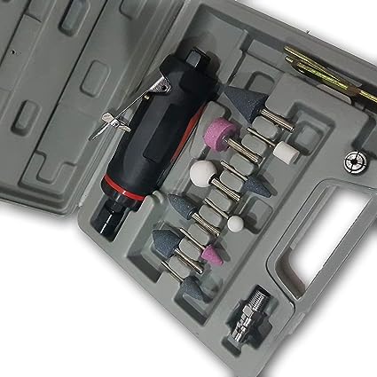 KROST 122pcs Compact 1/4" Air Die Grinder Kit With Rotary Tool Set - Image 3